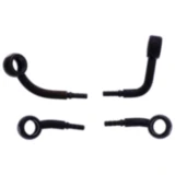 Bremsschlauch Stahlflex Kit Anschluss schwarz 2 - teilig passend für: Honda CB 7576056