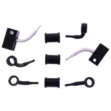 Bremsschlauch Stahlflex Kit Anschluss schwarz 3 - teilig passend für: Honda CBR