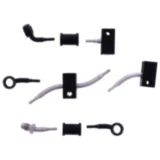 Bremsschlauch Stahlflex Kit Anschluss schwarz 4 - teilig passend für: Honda CBR 7576073