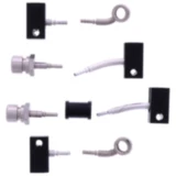 Bremsschlauch Stahlflex Kit Anschluss silber 4 - teilig passend für: Honda FJS