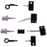 Bremsschlauch Stahlflex Kit Anschluss schwarz 4 - teilig passend für: Honda FJS