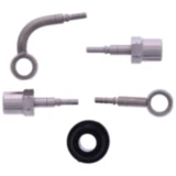 Bremsschlauch Stahlflex Kit Anschluss silber 2 - teilig passend für: Kawasaki ER - 6N