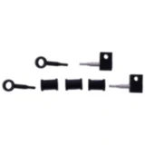 Bremsschlauch Stahlflex Kit Anschluss schwarz 2 - teilig passend für: Kawasaki Vulcan