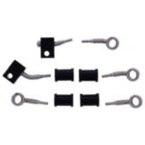 Bremsschlauch Stahlflex Kit Anschluss silber 3 - teilig passend für: Kawasaki Z