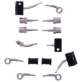 Bremsschlauch Stahlflex Kit Anschluss silber 6 - teilig passend für: Kawasaki ZZR