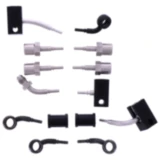 Bremsschlauch Stahlflex Kit Anschluss schwarz 6 - teilig passend für: Kawasaki ZZR