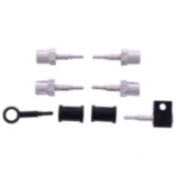 Bremsschlauch Stahlflex Kit Anschluss schwarz 3 - teilig passend für: Kawasaki ZZR