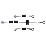 Bremsschlauch Stahlflex Kit Anschluss schwarz 4 - teilig passend für: Suzuki AN