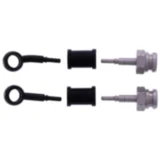 Bremsschlauch Stahlflex Kit Anschluss schwarz 2 - teilig passend für: Suzuki AN