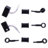 Stahlflex Bremsschlauch Kit Anschluss schwarz 3-teilig