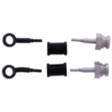 Bremsschlauch Stahlflex Kit mit schwarzen Anschlüssen 2-teilig