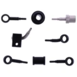 Bremsschlauch Stahlflex Kit schwarz 3-teilig für Motorräder