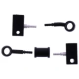 Bremsschlauch Stahlflex Kit mit schwarzen Anschlüssen 2-teilig 7576152