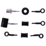 Bremsschlauch Stahlflex Kit 3-teilig schwarz