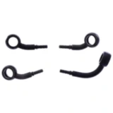 Stahlflex Bremsschlauch Kit Anschluss schwarz 2-teilig