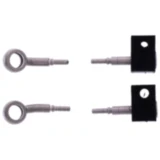 Bremsschlauch Kit 2-teilig aus Stahlflex in Silber