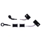 Bremsschlauch Stahlflex Kit 2-teilig schwarz