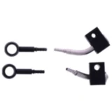 Bremsschlauch Stahlflex Anschluss schwarz 2-teilig