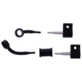 Bremsschlauch Stahlflex Kit schwarz 2-teilig 7576180