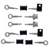 Stahlflex-Bremsschlauch Kit Anschluss silber 5-teilig