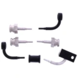 Bremsschlauch Stahlflex Kit mit schwarzen Anschlüssen 3-teilig 7576192