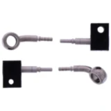 Bremsschlauch Stahlflex Kit 2-teilig silber 7576198