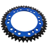Kettenrad Dual 45Z Teilung 520 blau ZF Innendurchmesser 136 Lochkreis 156 passend für: Husqvarna TE, WR, SM, CR