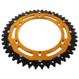 Kettenrad Dual 46Z Teilung 520 gold ZF Innendurchmesser 136 Lochkreis 156 passend für: Husqvarna TE, WR, SM, CR
