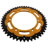 Kettenrad Dual 48Z Teilung 520 gold ZF Alternative: 7582525 passend für: Husqvarna TE, WR, SM, CR