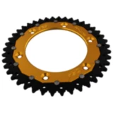 Kettenrad Dual 42Z Teilung 520 gold ZF Innendurchmesser 125 Lochkreis 150 passend für: Husqvarna FE, FC, TE