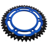 Kettenrad Dual 45Z Teilung 520 blau ZF Innendurchmesser 125 Lochkreis 150 passend für: Husqvarna FE, FC, TE