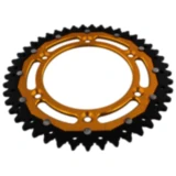Kettenrad Dual 45Z Teilung 520 gold ZF Innendurchmesser 125 Lochkreis 150 passend für: Husqvarna FE, FC, TE