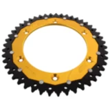 Kettenrad Dual 46Z Teilung 520 gold ZF Innendurchmesser 125 Lochkreis 150 passend für: Husqvarna FE, FC, TE