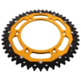 Kettenrad Dual 47Z Teilung 520 gold ZF Innendurchmesser 125 Lochkreis 150 passend für: Husqvarna FE, FC, TE