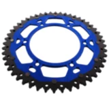 Kettenrad Dual 50Z Teilung 520 blau ZF Innendurchmesser 125 Lochkreis 150 passend für: Husqvarna FE, FC, TE