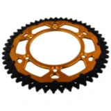 Kettenrad Dual 50Z Teilung 520 gold ZF Innendurchmesser 125 Lochkreis 150 passend für: Husqvarna FE, FC, TE