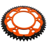 Kettenrad Dual 51Z Teilung 520 orange ZF Alternative: 7582542 passend für: Husqvarna FE, FC, TE