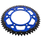 Kettenrad Dual 52Z Teilung 520 blau ZF Innendurchmesser 130 Lochkreis 150 passend für: Fantic XEF, XX, XXF