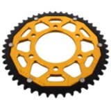 Dual Kettenrad 48Z 428 Teilung gold für ZF