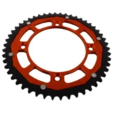 Kettenrad Dual 50Z Teilung 428 orange ZF Innendurchmesser 110 Lochkreis 132 passend für: KTM SX