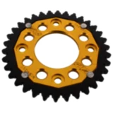 Kettenrad Dual 34Z Teilung 420 gold ZF Innendurchmesser 058 Lochkreis 090 passend für: Honda ANF, MSX, AFS
