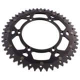 Kettenrad Dual 50 Zähne 520 Schwarz für Motorräder