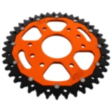 Kettenrad Dual 43Z Teilung 520 orange ZF Innendurchmesser 063 Lochkreis 110 passend für: Husqvarna Svartpilen, Vitpilen, SM