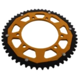 Kettenrad Dual 52Z Teilung 420 gold ZF Innendurchmesser 105 Lochkreis 125 passend für: Derbi Senda