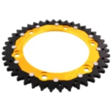 Kettenrad Dual 42Z Teilung 520 gold ZF Innendurchmesser 134 Lochkreis 160 passend für: Honda CBR, VTR