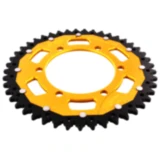 Kettenrad Dual 45Z Teilung 520 gold ZF Innendurchmesser 106 Lochkreis 125 passend für: Triumph Bonneville, Daytona, Street Scrambler