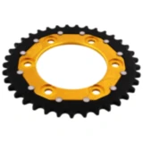 Kettenrad Dual 37Z Teilung 520 gold ZF Innendurchmesser 100 Lochkreis 124 passend für: Ducati Monster, Supersport, S