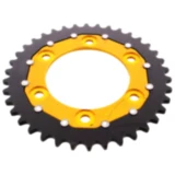 Kettenrad Dual 38Z Teilung 520 gold ZF Innendurchmesser 100 Lochkreis 124 passend für: Ducati Monster, Supersport, S