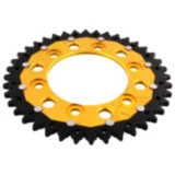 Kettenrad Dual 40Z Teilung 520 gold ZF Innendurchmesser 100 Lochkreis 124 passend für: Ducati Monster, Supersport, S
