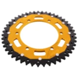 Dual Kettenrad 47 Zähne 520 Teilung gold für: ZF